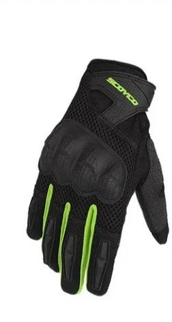 SCOYCO Summer Motorcycle Gloves Full Finger Touch Screen MC58-2